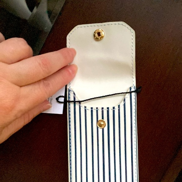 NWT Vera Bradley Pen Pouch- Pattern: Water Bouquet Stripe - Picture 7 of 7